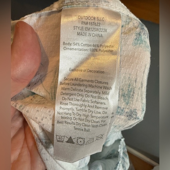 Eddie Bauer Outdoor Fly Fishing Short Sleeve Mens Button Down Collared Shirt 3XB - Picture 6 of 7